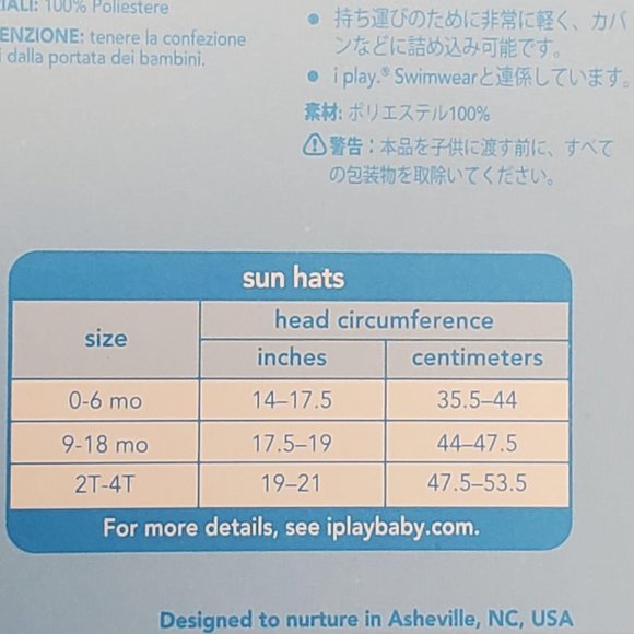 I Play Bucket Sun Hat 9-18M Pink - Picture 6 of 7